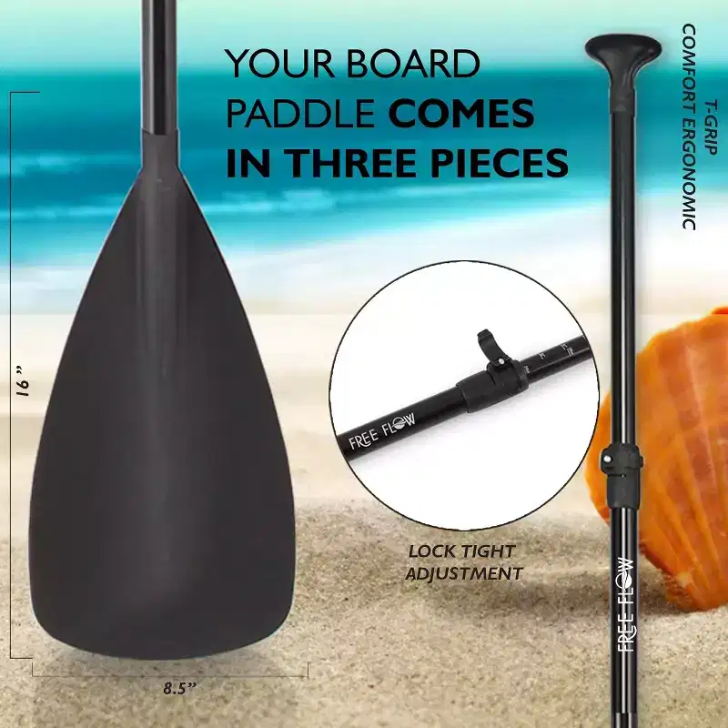 SereneLife 10'6 Inflatable Stand-Up Paddle-Board (SUP) with Paddle & Accessories
