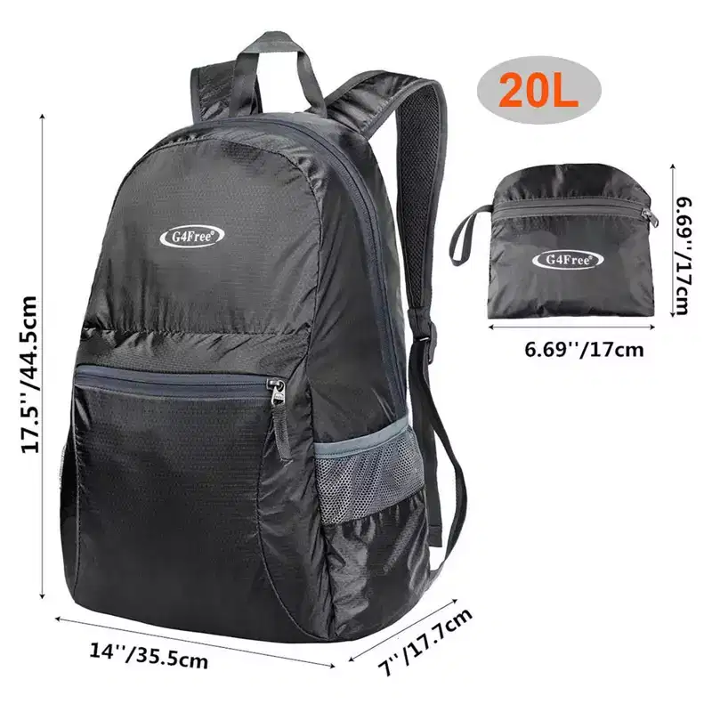 Narwey 20L Lightweight Packable Backpack Travel Hiking Daypack