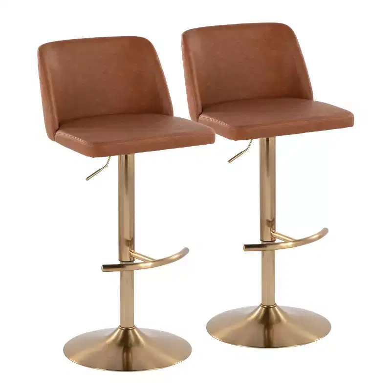 Adjustable Swivel Bar Stool