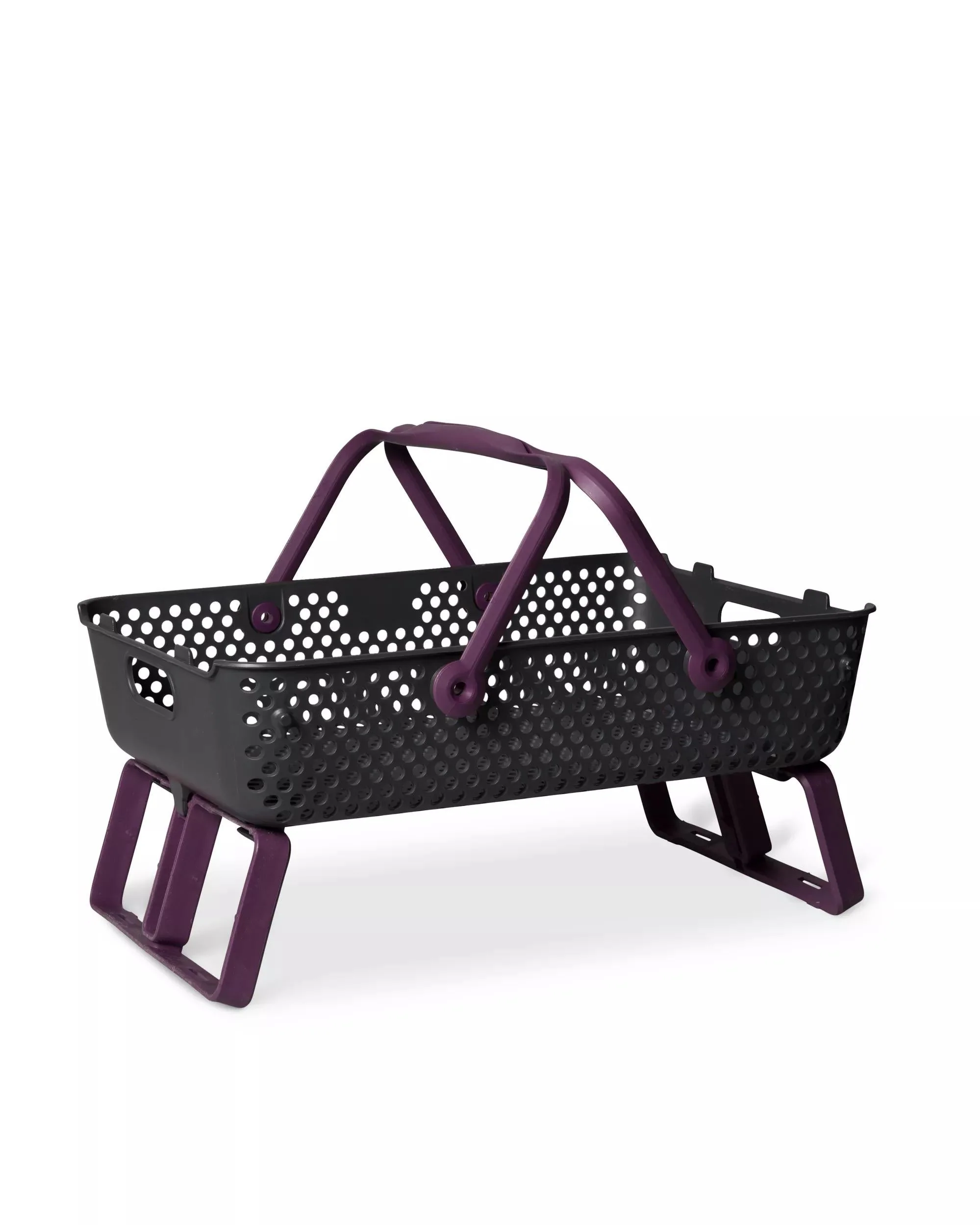 Large Garden Hod Basket with Foldable Legs for Harvesting and Washing Produce