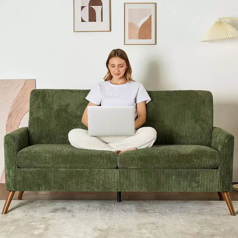 68-Inch 2-Seat Sofa with Removable Washable Covers