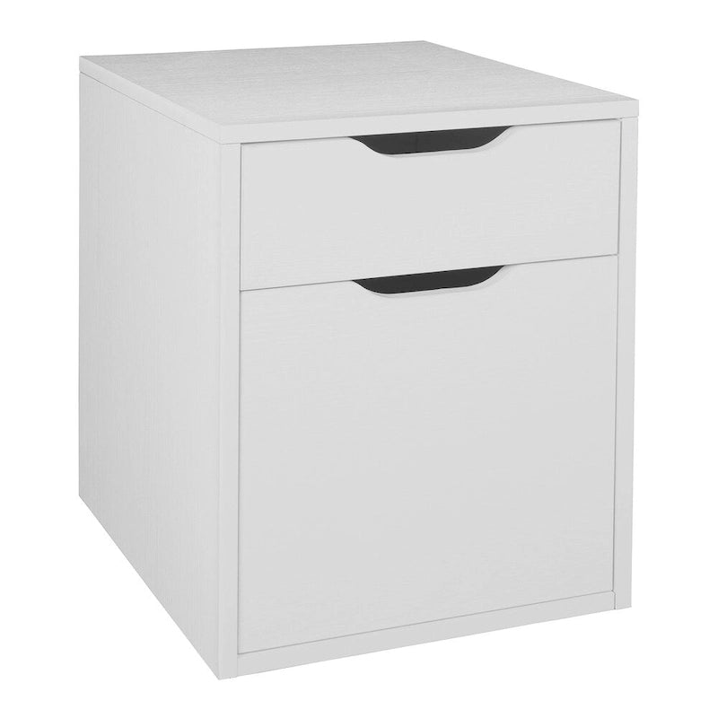 Freestanding Box File Pedestal with No Tools Assembly