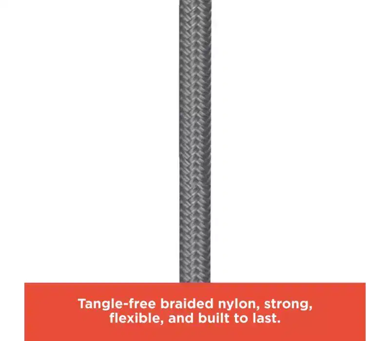 RadioShack Type-C to Lightning Cable, MFi Certified, 10ft Braided, 30W Fast Charge, Durable & Flexible for Smartphones and Tablets