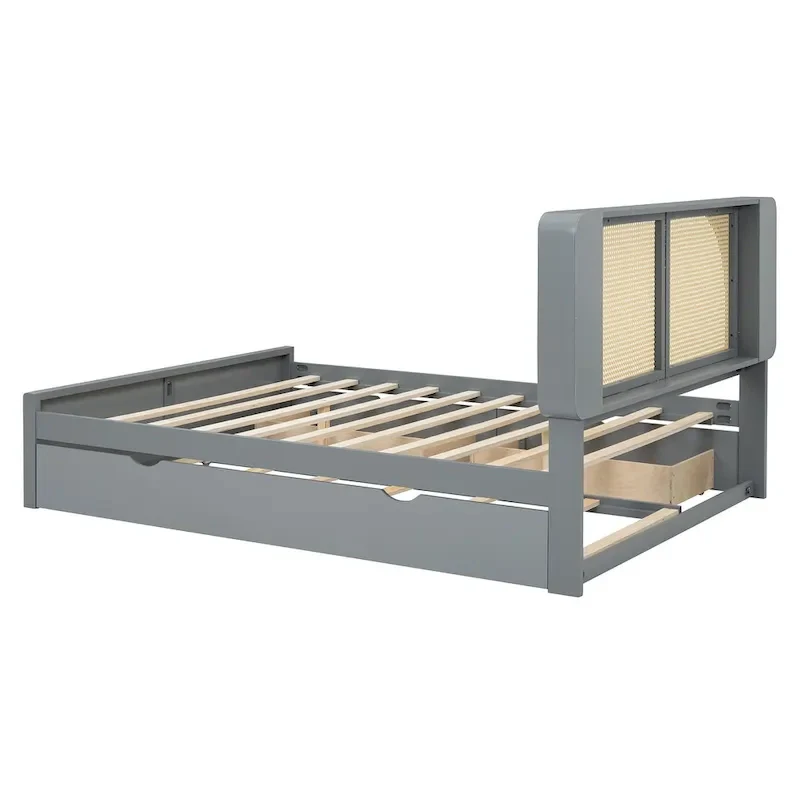 Rough Mango Wood TV Stand | Bicycle Chain Wheel Doors | 47.2