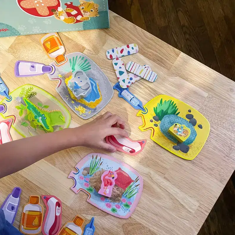 HABA My Very First Games - At the Vet, Toddler Games & Veterinarian Playset for Kids, Pretend Play Toys and Learning Toys for Toddlers 2-4 Years