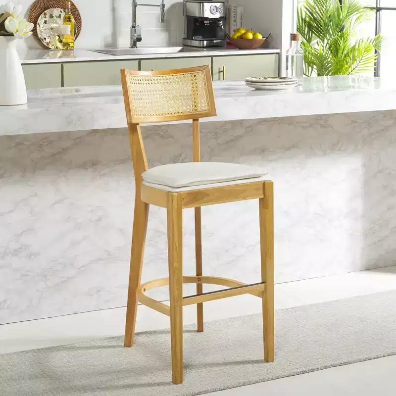 Galway Cane Bar Stool - Safavieh