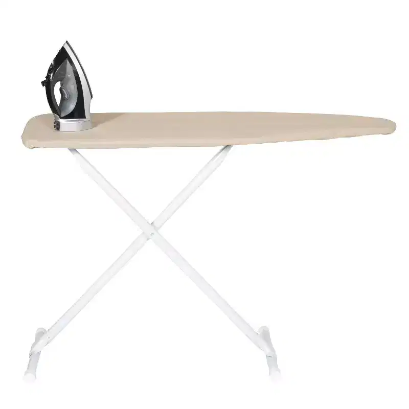 Seymour Home Products Wardroboard Ironing Board Almond: Full Size, Adjustable & Portable, Steel Frame, 51.75" x 14.25"