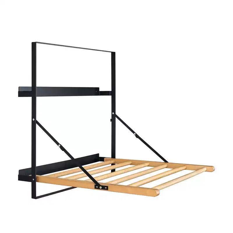 Spiru Wall Mounted Clothes Drying Rack Laundry Drying Rack Collapsible