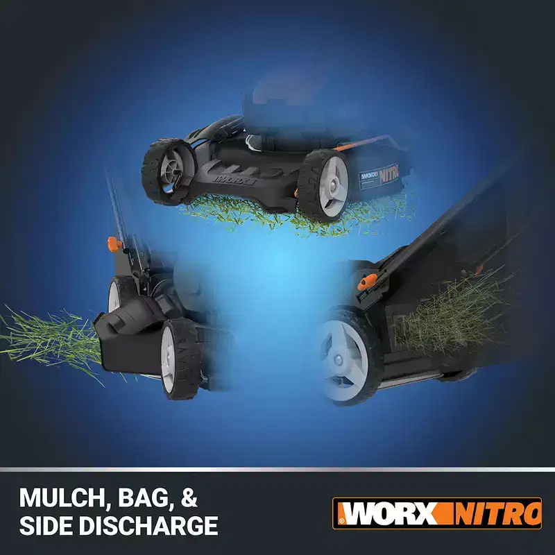 Worx Nitro WP772 40V PowerShare PRO 21 Cordless Push Lawn Mower