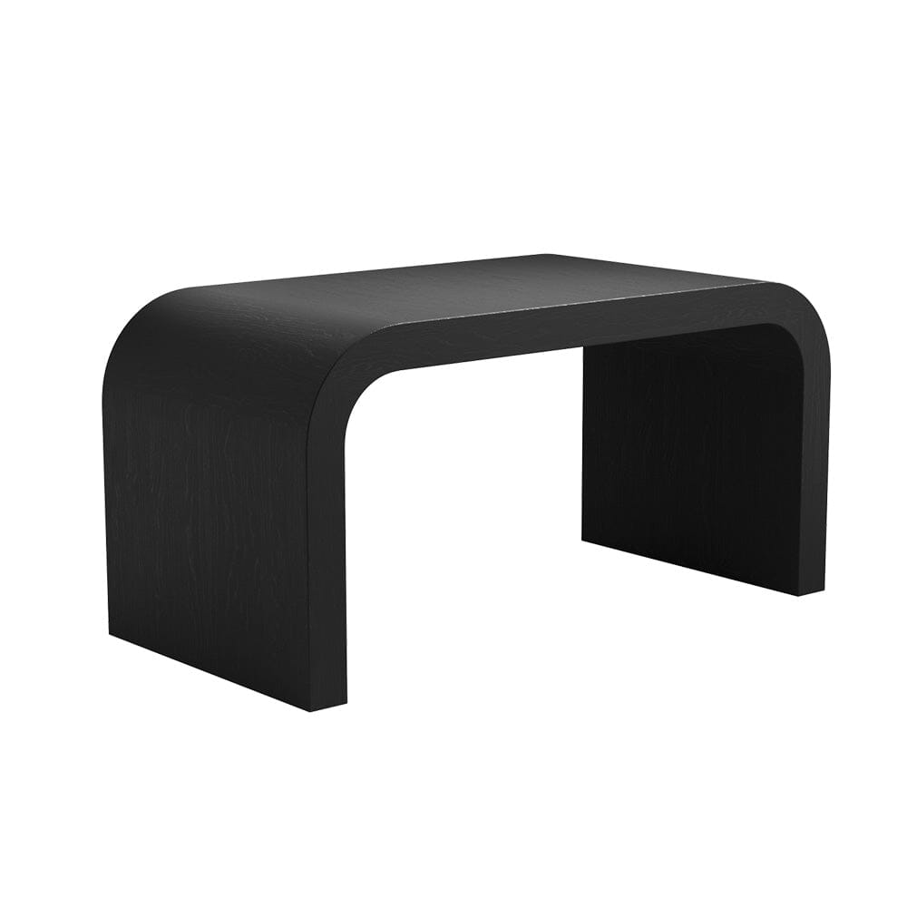 Black Curved Coffee Table