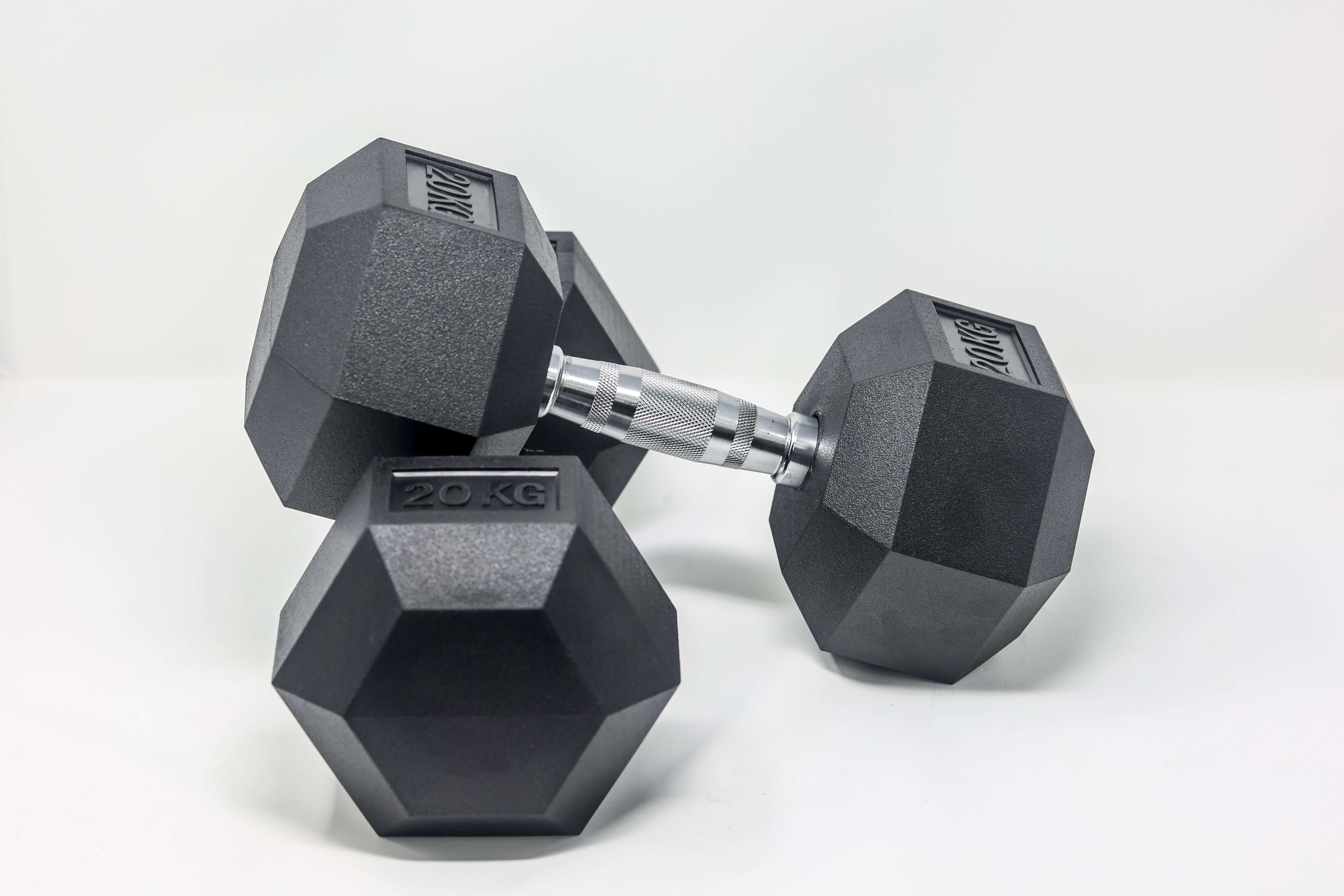 Rubber Hex Dumbbell (Individual)