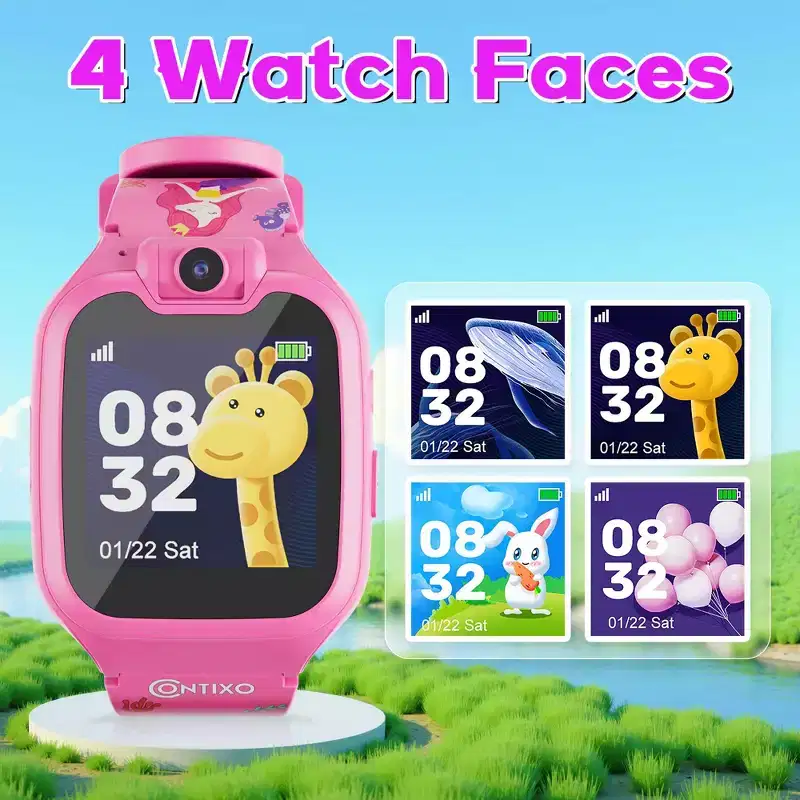 Contixo Kids Smartwatch with Camera, 1.54 HD Touch Screen, 16 Educational Games, Music, Video & Audio watch Toys For Boys & Girls Ages 3-12