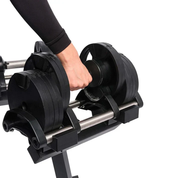 Adjustable Round Dumbbells Pair