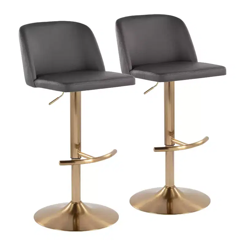 Adjustable Swivel Bar Stool