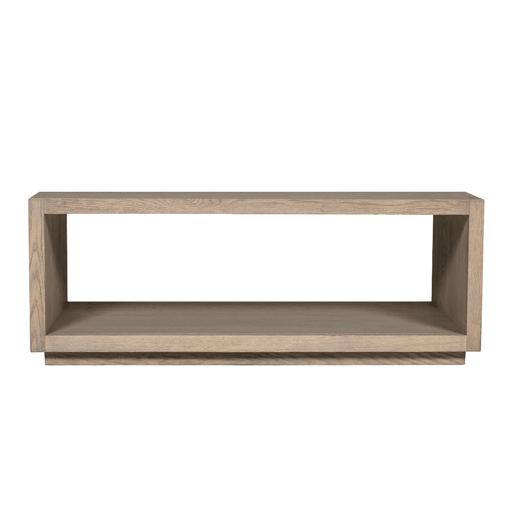 Smoked Oak Rectangular Coffee Table