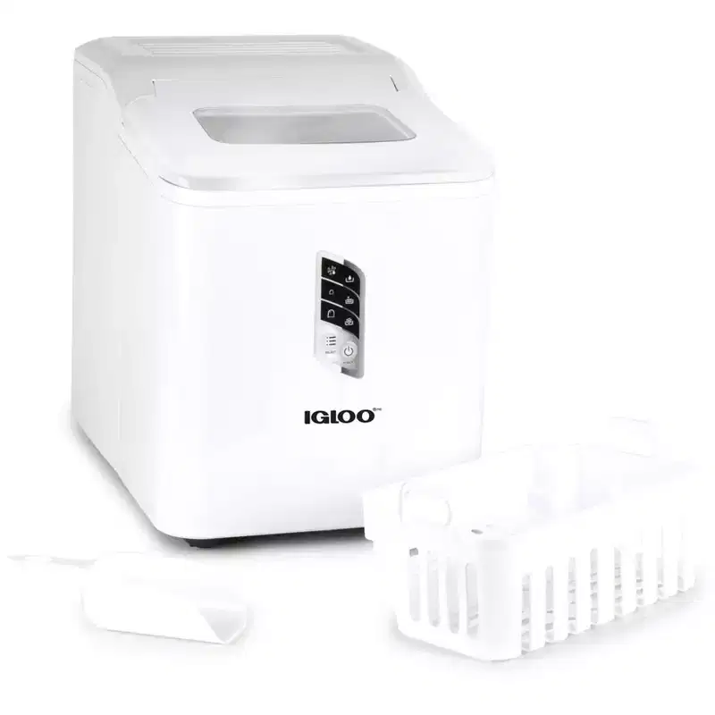 Igloo 26-Pound Automatic Portable Countertop Ice Maker Machine - White