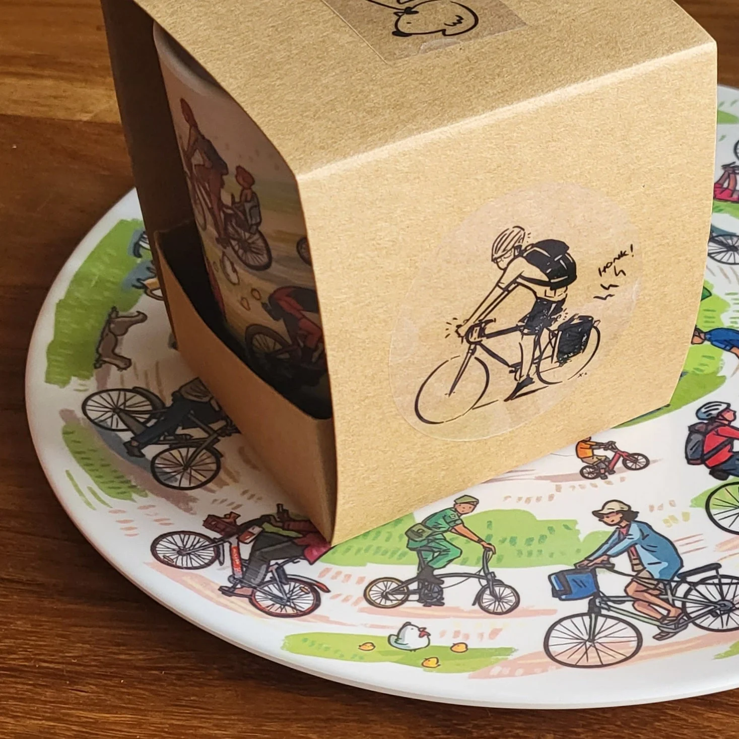 Come Ride Bicycles Bamboo Mug