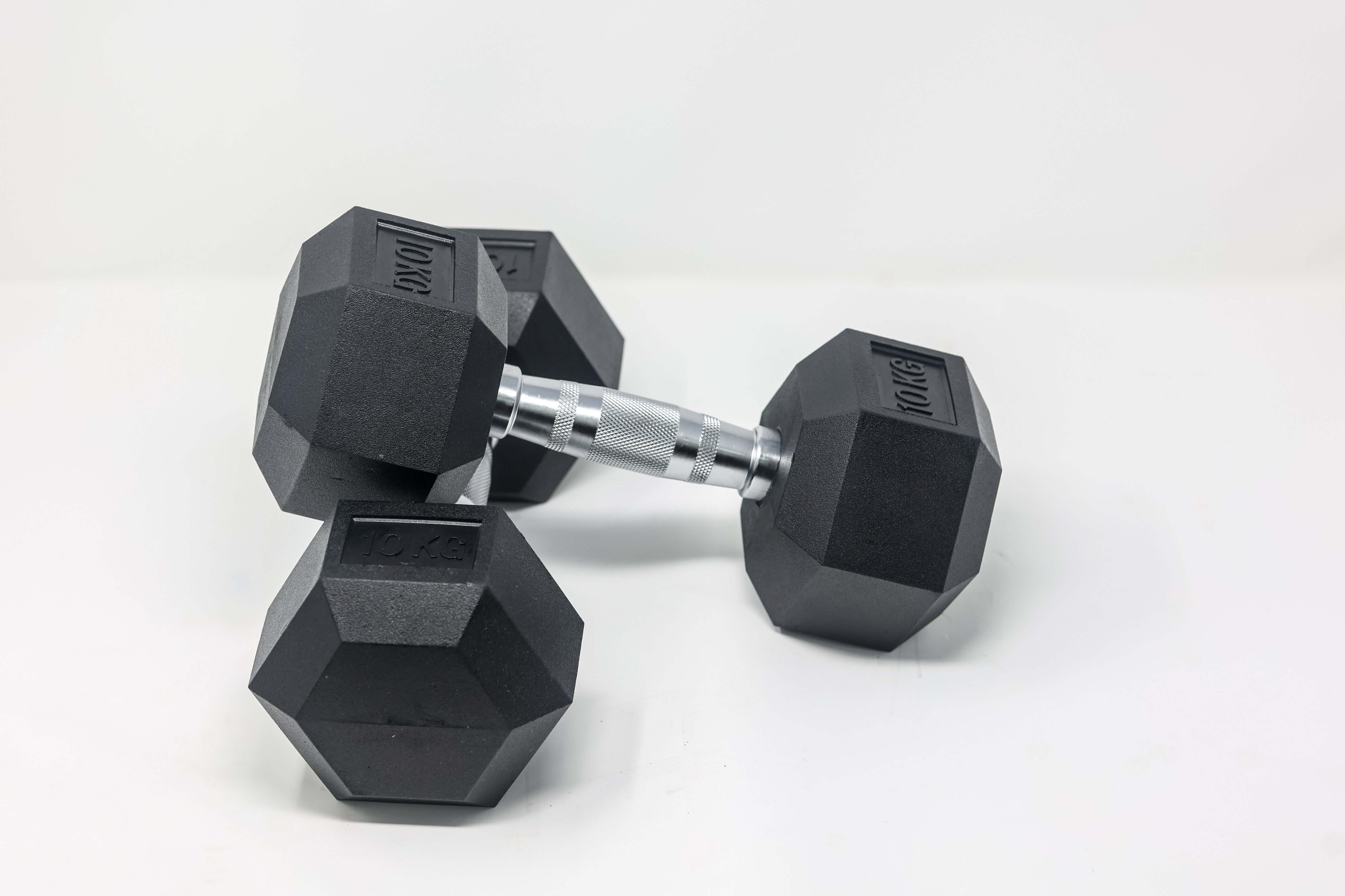 Rubber Hex Dumbbell (Pairs)