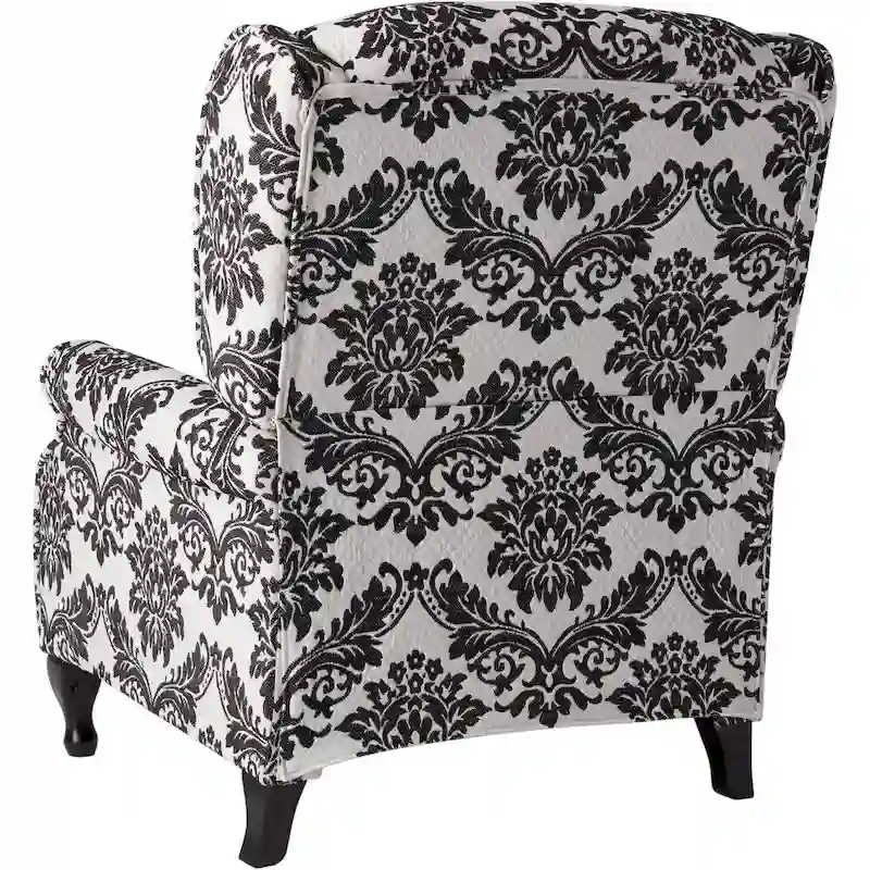 Upholstered Wing Recliner Chair