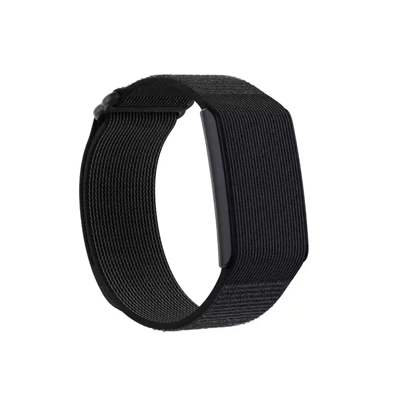 Amazfit Helio Strap Fitness Tracker Wristband, 24/7 Activity and Sleep Tracker with Heart Rate, 10 Days Battery, 27 Sports Modes - Black