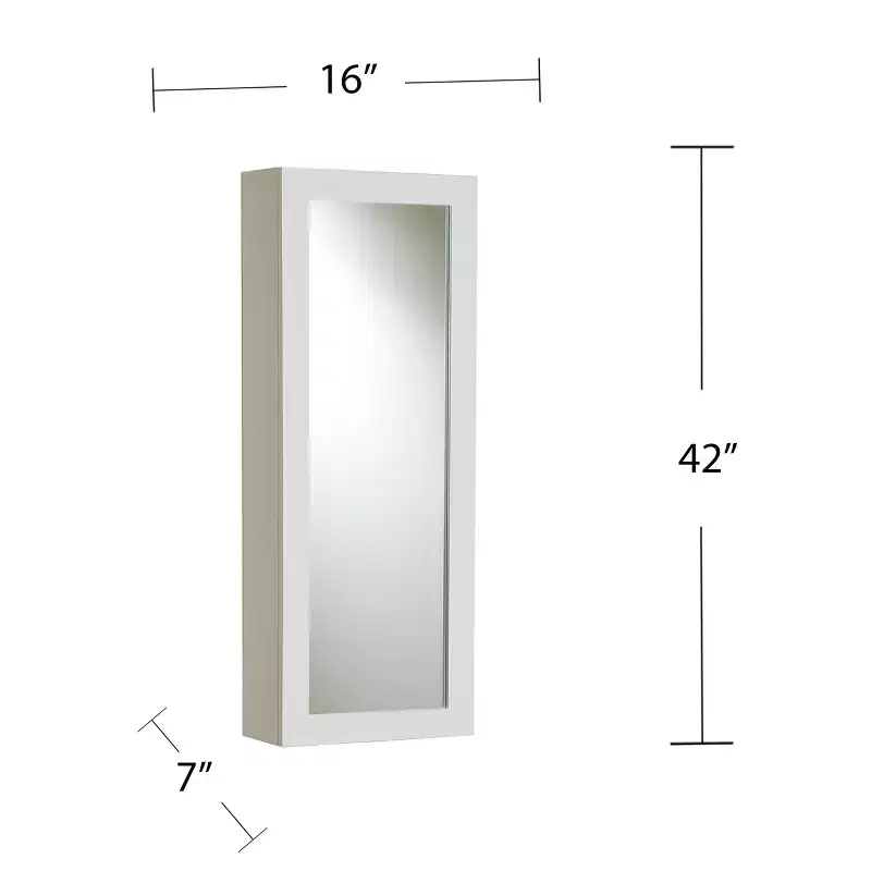 Rowden Wall-Mounted Ironing Board - Off-White - SEI