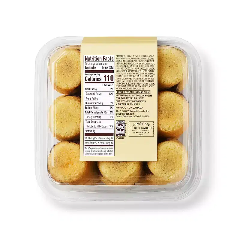 Madeleine Cookies and Brownie Duo