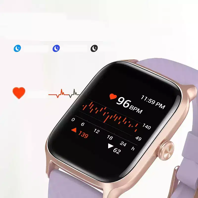 Letsfit Smart Watch Fitness Tracker with Heart Rate & Sleep Monitor & Blood Oxygen Saturation Compatible with iPhone & Android Phones - EW1