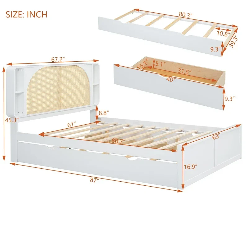 Rough Mango Wood TV Stand | Bicycle Chain Wheel Doors | 47.2