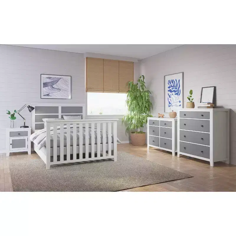Child Craft Ocean Grove 1 Drawer Nightstand for Nursery or Bedroom, Large Storage Drawer, Made of Sturdy Pinewood, Non-Toxic, Baby Safe Finish