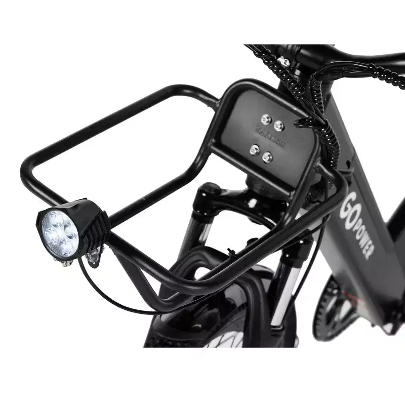 GoPowerBike GoVelo Electric Bike for Adults  500W Motor, Removable Battery, 26 Tires, 20 MPH Top Speed, 50+ Mile Range