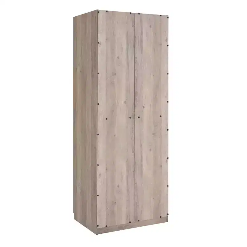 Lee 2 Door and 4 Shelf Wardrobe Closets