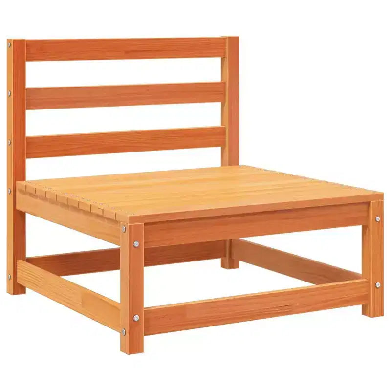 vidaXL Patio Sofa Set Modular Sofas and Outdoor Stools 8 Piece Solid Wood Pine