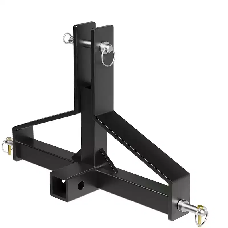 3 Point 2 Trailer Hitch Receiver Heavy-Duty for Category 1 Tractors Compatible with Kubota, BX, LM25H, WLM Tractor, NorTrac, Yanmar, Kioti, Cat