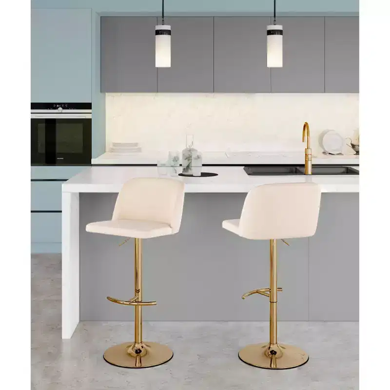 Adjustable Swivel Bar Stool