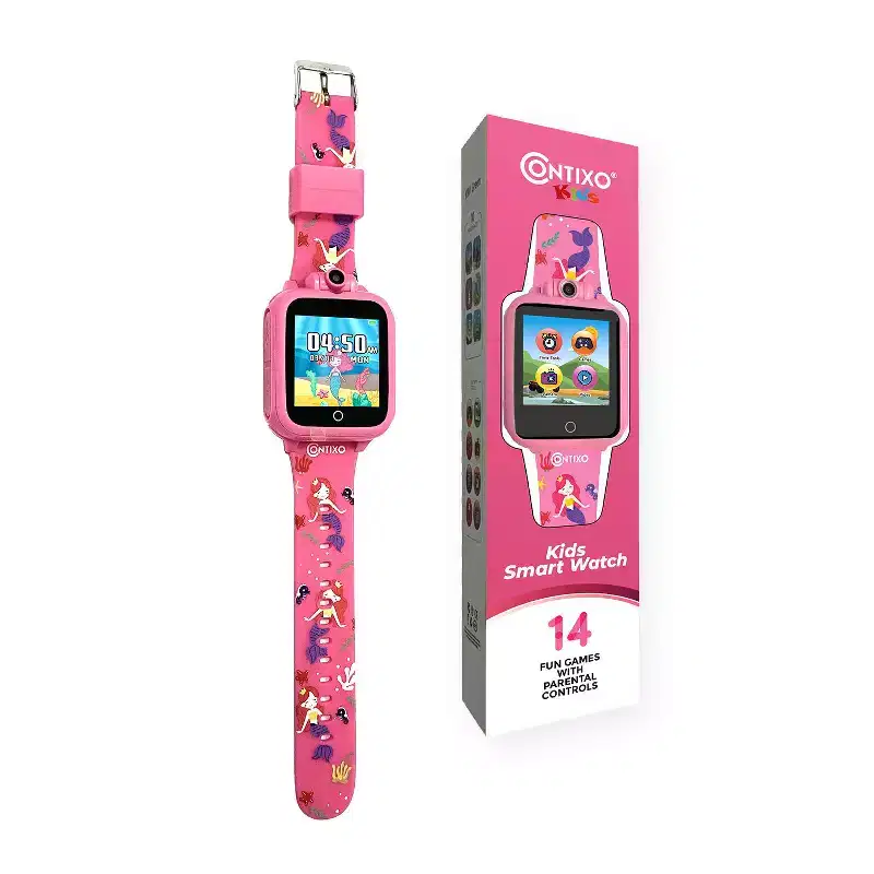 Contixo 2-pk Kids Smart Watch 16 Educational Games, HD Touch Screen, Camera, Video & Audio, for Aged 3 to 12-Year Old Boys and Girls Toys Watch