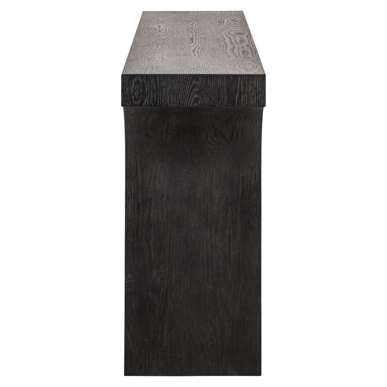 Black Wooden Arch Console Table