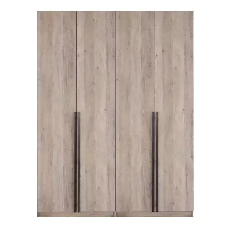 Lee 2 Door and 4 Shelf Wardrobe Closets