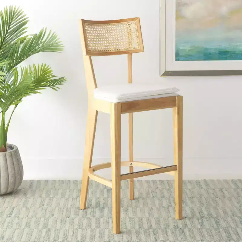 Galway Cane Bar Stool - Safavieh