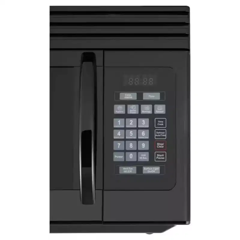 Element EM1601RQCB 1.6 Cu. Ft. Black Over-the-Range Microwave