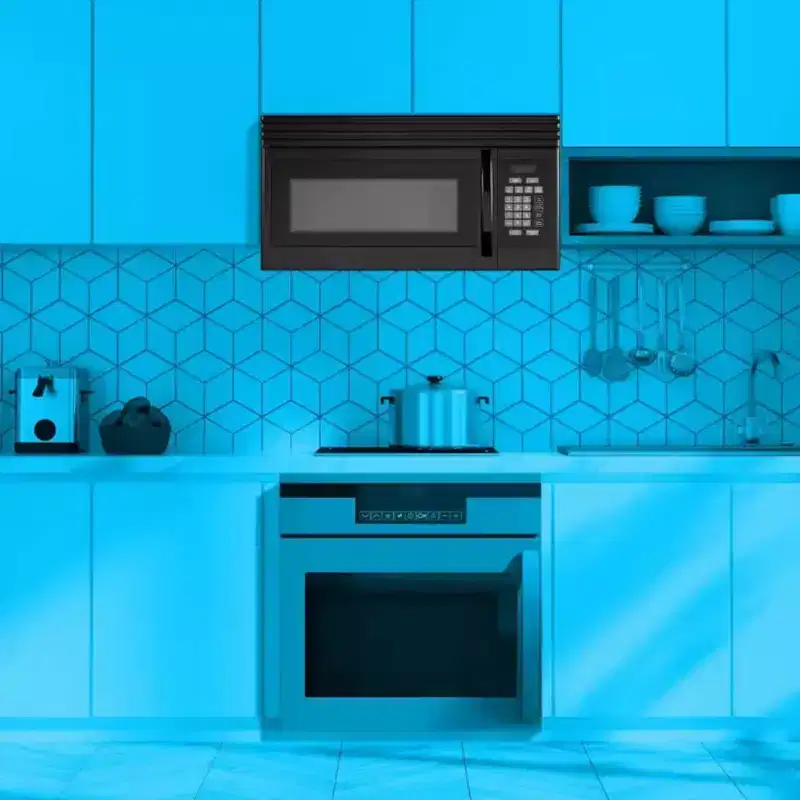 Element EM1601RQCB 1.6 Cu. Ft. Black Over-the-Range Microwave