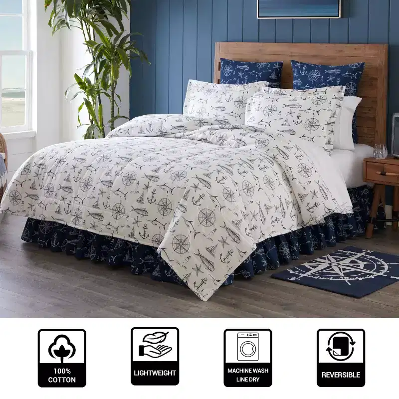 Split P Captain Quarters King Bedspread