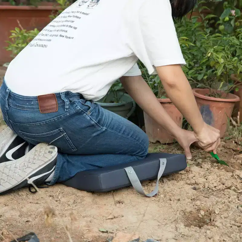 Gardenised Memory Foam Kneeler for Gardening, Baby Bath, Knee Pad for Outdoor Work, Foldable and Extra Soft
