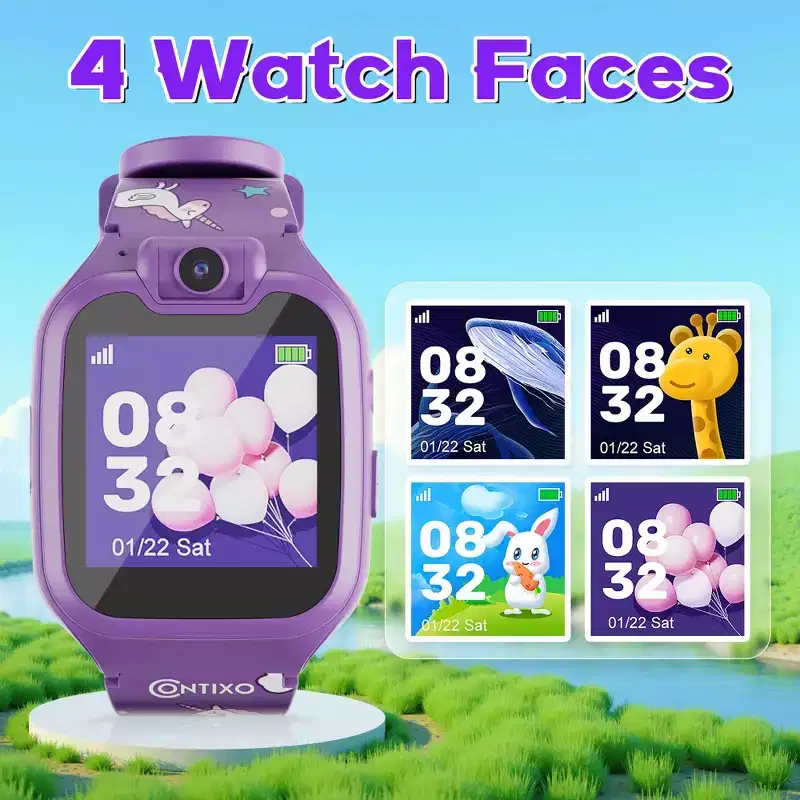 Contixo Kids Smartwatch with Camera, 1.54 HD Touch Screen, 16 Educational Games, Music, Video & Audio watch Toys For Boys & Girls Ages 3-12