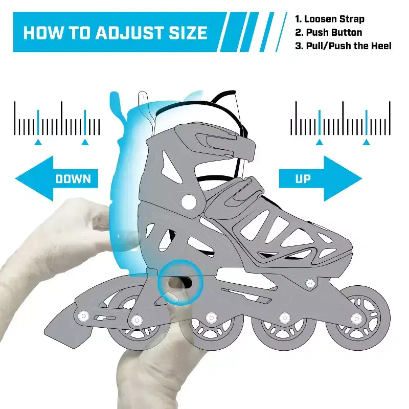 Roller Derby Tracer Boy's Adjustable Inline Skates