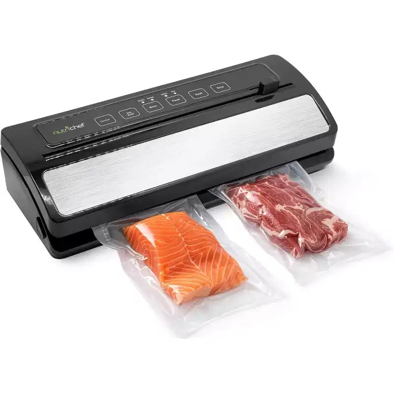 NutriChef Digital Food Vacuum Sealer System - Black