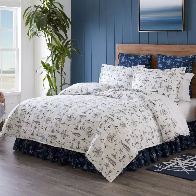 Split P Captain Quarters King Bedspread