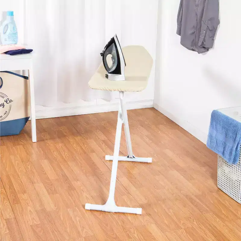 Seymour Home Products Wardroboard Ironing Board Almond: Full Size, Adjustable & Portable, Steel Frame, 51.75" x 14.25"