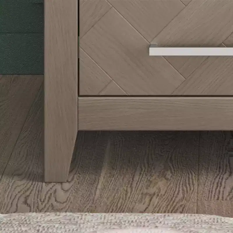 Child Craft Kieran 2 Drawer Nightstand for Nursery or Bedroom, Large Storage Drawers, Made of Sturdy Pinewood, Non-Toxic, Baby Safe Finish