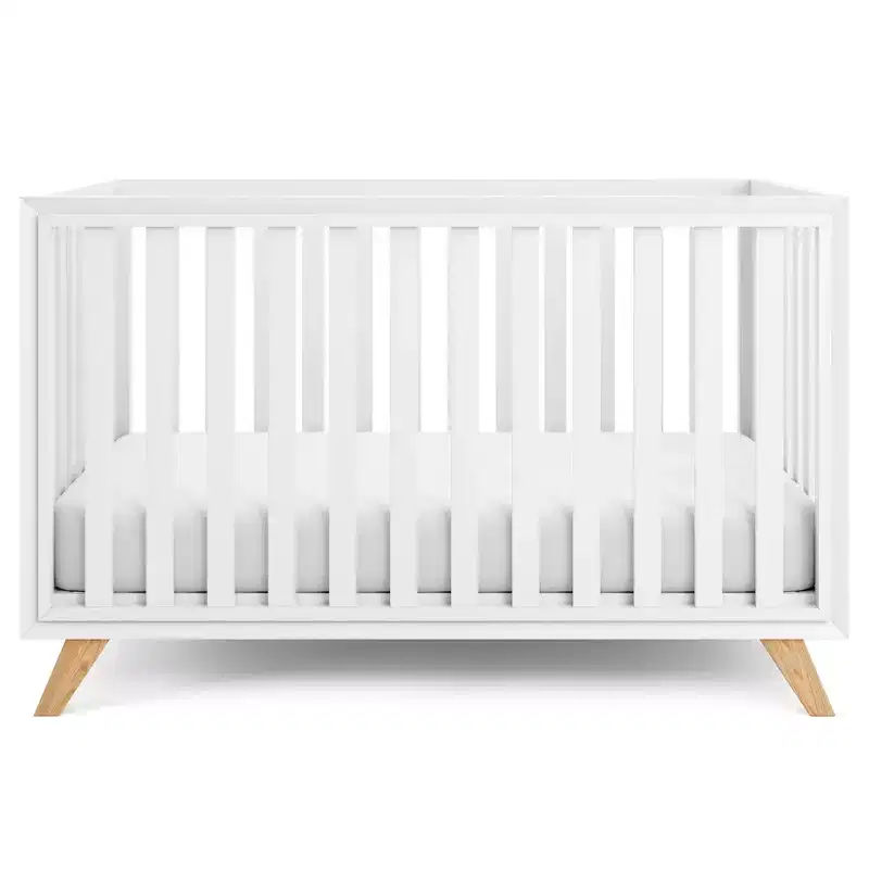 Comfy Cubs Baby Crib for 0 to 3 Years - Adjustable Mattress Height - 80 lbs Capacity Nursery Bed