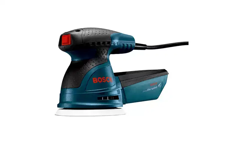 Bosch ROS20VSC-RT 5 in. VS Palm Random Orbit Sander Kit with Canvas Carrying Bag Manufacturer Refurbished